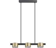 Lampy sufitowe - LED Żyrandol na lince MIRELLA 3xGX53/6W/230V złoty/czarny - miniaturka - grafika 1