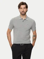 Koszulki męskie - Boss Polo Pallas 50468362 Szary Regular Fit - miniaturka - grafika 1