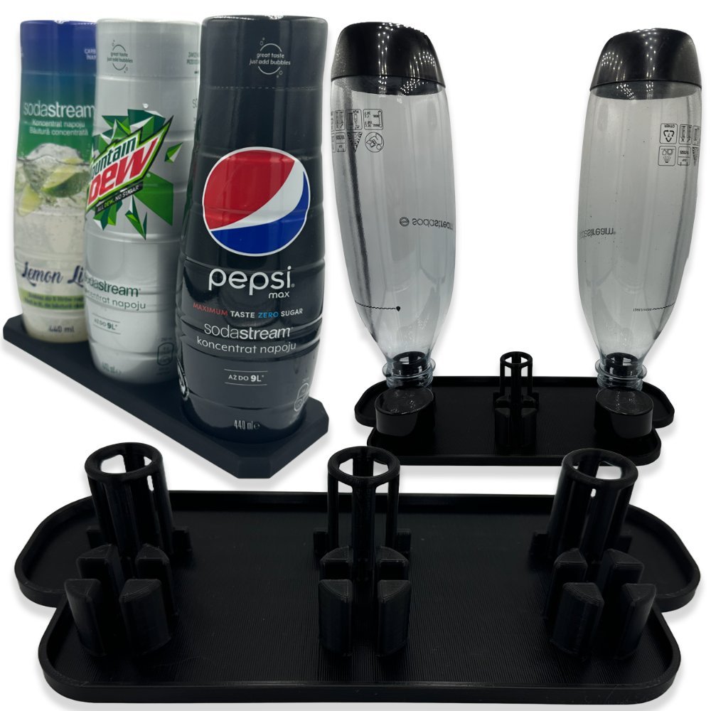 Ociekacz Na 3 Trzy Butelki Saturatora SODASTREAM Podkładka Na 3 Syropy Soki