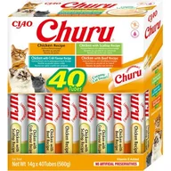 Przysmaki dla kotów - INABA CAT Churu mix z kurczakiem 40x14g (560g) - miniaturka - grafika 1