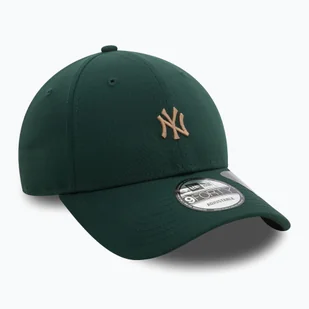 Czapka z daszkiem New Era Repreve Mini Logo 9FORTY New York Yankees dark green WYSYŁKA W 24H 30 DNI NA ZWROT - Czapki damskie - miniaturka - grafika 1