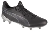 Moda i Uroda OUTLET - Puma King Ultimate FG/AG 107563-03, Męskie, buty piłkarskie - korki, Czarne - miniaturka - grafika 1