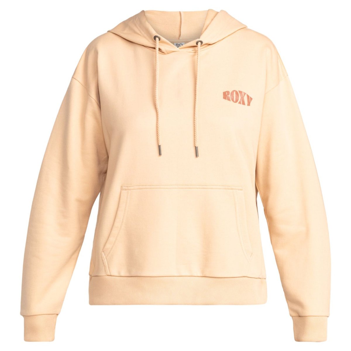 Bluza damska Roxy Afternoon Hike beżowa z kapturem-S