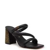 Sandały damskie - Guess Skórzane klapki - miniaturka - grafika 1