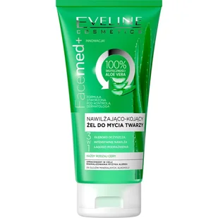 Eveline COSM Facemed+ nawilżająco-kojący żel do mycia twarzy 150 ml - Żele do mycia twarzy - miniaturka - grafika 1