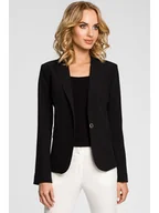 Marynarki i żakiety damskie - made of emotion Marynarka w kolorze czarnym - miniaturka - grafika 1