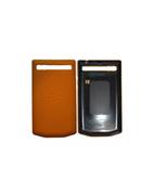 Etui i futerały do telefonów - Blackberry PD Leather Battery Door Cover P`9983 lime yellow - miniaturka - grafika 1