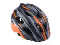 Kaski rowerowe - Kask Rowerowy Dzieciecy Romet Model 509 Szaro Pomaranczowy Mat S (48-52) - miniaturka - grafika 1