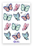 Zabawki kreatywne - TATUAŻE DZIARY ZMYWALNE DLA DZIECI NA URODZINY MOTYLKI 101 - miniaturka - grafika 1