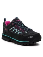 Buty trekkingowe damskie - CMP Trekkingi Moon Low Wmn Trekking Shoe Wp 31Q4786 Szary - miniaturka - grafika 1