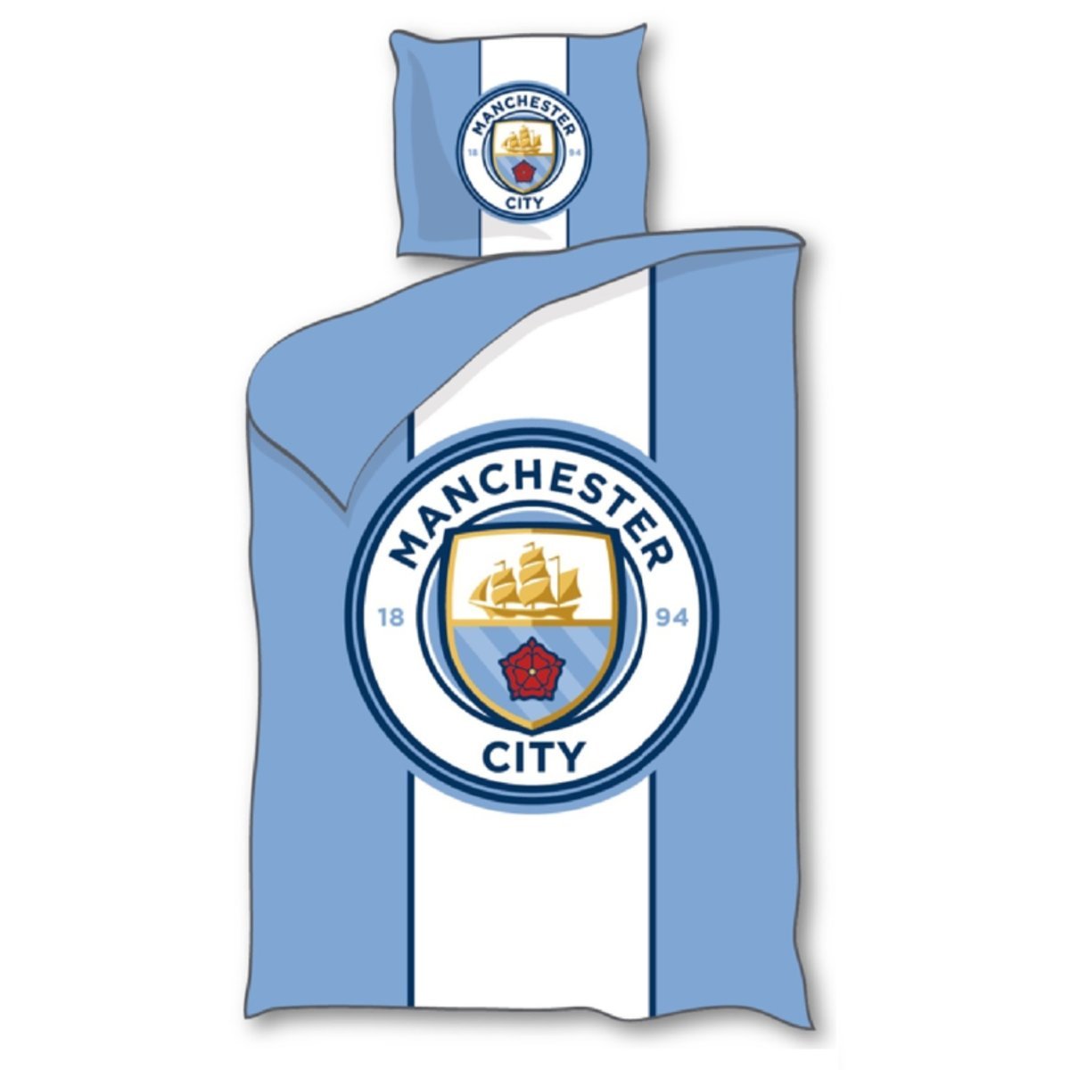 Manchester City POŚCIEL 140 X 200 Komplet Pościeli Licencja