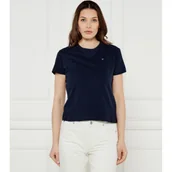 Koszulki i topy damskie - Tommy Hilfiger T-shirt | Slim Fit - miniaturka - grafika 1