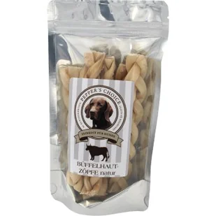 PEPPER'S CHOICE Warkocze ze skóry bawolej 75 g - Przysmaki dla psów - miniaturka - grafika 1