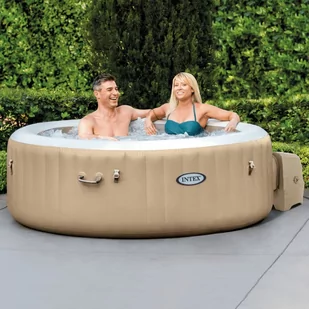 Intex Basen z hydromasażem PureSpa, okrągły, 196x71 cm - Baseny ogrodowe - miniaturka - grafika 1
