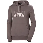 Bluzy damskie - Helly Hansen Damska bluza z kapturem W Nord Graphic - miniaturka - grafika 1