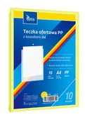 Koszulki na dokumenty - Teczka ofertowa PP 10 koszulek. A4 żółta - miniaturka - grafika 1