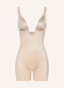 Spanx Body Modelujące Suit Your Fancy Plunge Low-Back Mid-Thigh beige - Body - miniaturka - grafika 1