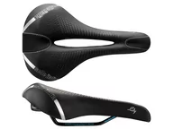 Siodełka rowerowe i akcesoria - Selle ITALIA Siodło ITALIA LADY E-BIKE GEL FLOW S (id match - S2) Manganese Tube 7, fibra-tek - Mokka, 300g czarno-niebieski (NEW) A-SIT-022H601IHC001 - miniaturka - grafika 1