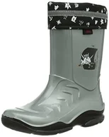 Kalosze damskie - Capt'n Sharky 120109 kalosze chłopięce z półcholewką, szary - szary, antracyt, czarny. - 32 EU - miniaturka - grafika 1