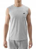 Koszulki męskie - KOSZULKA MĘSKA 4F bezrękawnik M075 T-shirt Top bez rękawów PODKOSZULEK r. L - miniaturka - grafika 1