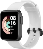 Akcesoria do smartwatchy - PASEK DO ZEGARKA XIAOMI/REDMI WATCH LITE BIAŁY SILIKON WODOODPORNY - miniaturka - grafika 1