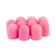 Frezarki do paznokci - Allemed Kapturki do pedicure 13 mm gradacja 180 10 szt Fabric Podo AlleMed Różowy Pink - miniaturka - grafika 1