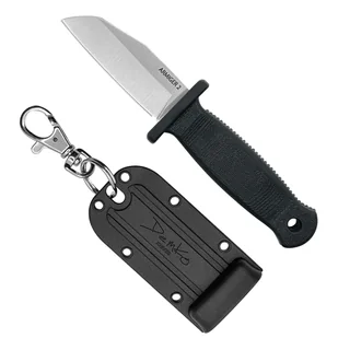 Nóż Demko Armiger 2 Shark Foot Black Thermal Plastic Rubber, Satin 4034SS by Andrew Demko (ARM2-4034SS-SF) - Noże - miniaturka - grafika 1