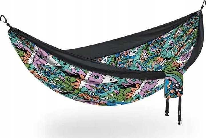Eno DoubleNest Print, Nature Talk/ Black