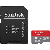 Karty pamięci - SanDisk Ultra microSDXC 128GB UHS-I + adapter (SDSQUAB-128G-GN6MA) - miniaturka - grafika 1
