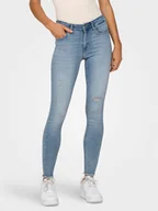 Spodnie damskie - ONLY Jeansy Blush 15282346 Niebieski Skinny Fit - miniaturka - grafika 1