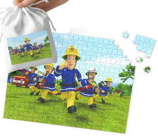 PUZZLE - STRAŻAK SAM WZORY Z BAJEK PREZENT NA ŚWIĘTA 192el + WORECZEK - Puzzle - miniaturka - grafika 1