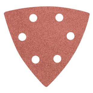 Papier ścierny delta na rzep 93 x 93 mm K 120, 5 szt,, z otworami GRAPHITE - Materiały ścierne - miniaturka - grafika 1
