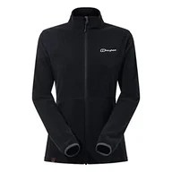 Kurtki damskie - Berghaus Damska kurtka polarowa Prism 2.0 mikrointeraktywna z zamkiem błyskawicznym Czarny Jet Black 10 4A001062BP6 - miniaturka - grafika 1