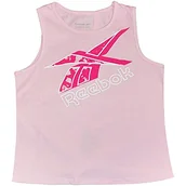 Koszulki i topy damskie - Reebok Dziewczęcy Top Big Tie Back podkoszulek - miniaturka - grafika 1