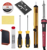 Lutownice - Maclean Zestaw do lutowania, lutownica grotowa oporowa precyzyjna, z uziemieniem 60W Maclean MCE390 - miniaturka - grafika 1