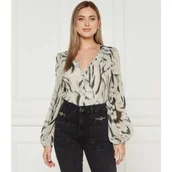 Bluzki damskie - GUESS Bluzka YVETTE | Regular Fit - miniaturka - grafika 1