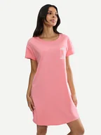 Piżamy damskie - Triumph Koszula nocna 10225066 Różowy Regular Fit - miniaturka - grafika 1