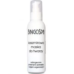 BingoSpa Kaszmirowa maska do twarzy wzbogacona proteinami jedwabiu i olejem arganowym - Cashmere Mask Kaszmirowa maska do twarzy wzbogacona proteinami jedwabiu i olejem arganowym - Cashmere Mask - Maseczki do twarzy - miniaturka - grafika 1