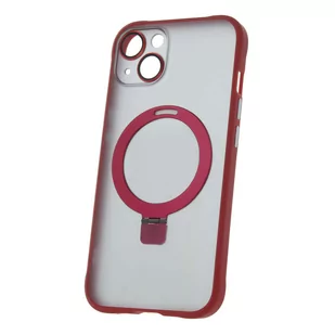 Nakładka Mag Ring Do Iphone 13 6,1" Czerwony - Etui i futerały do telefonów - miniaturka - grafika 1