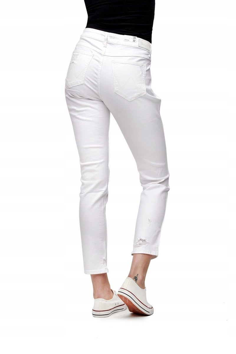 WRANGLER BOYFRIEND DAMAGED WHITE W27MMJ95S 25/32
