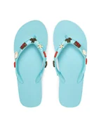 Klapki i japonki damskie - Banana Moon Japonki Luceros Tahuata JSR24 Turkusowy - miniaturka - grafika 1