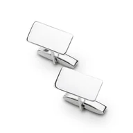 Spinki do mankietów i krawatów - Srebrne Spinki Do Mankietów - miniaturka - grafika 1