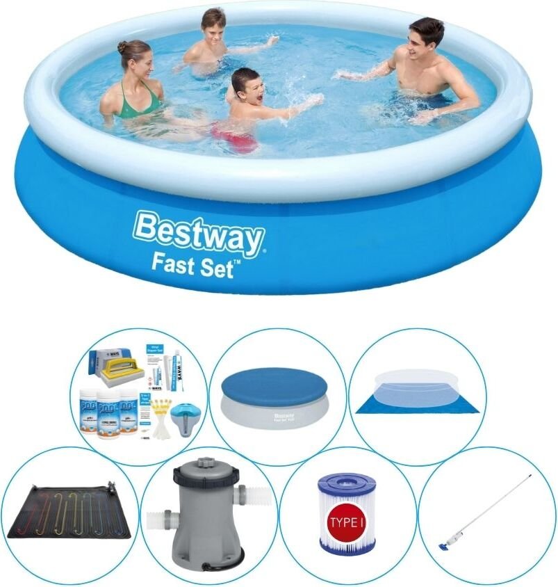 Zestaw basenowy - Bestway Fast Set 366x76 cm okrągły