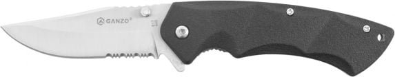 Ganzo GANZO nóż g617 uchwytem kolor: czarny  długość ostrza: 8 cm  Rodzaj zapięcia: Liner Lock  stal ostrza: 440 A G617