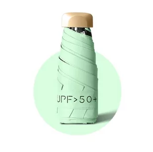 parasol parasolka manualny ,składany, kieszonkowy kompaktowy mała mini #COOL_ITEMS - Parasole - miniaturka - grafika 1