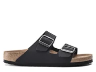 Klapki i japonki damskie - Klapki damskie czarne BIRKENSTOCK ARIZONA EARTHY VEGAN BLACK 1019115 43 - miniaturka - grafika 1