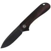 Noże - Nóż składany CIVIVI Elementum Flipper Ebony Wood, Black Stonewashed (C907W) - miniaturka - grafika 1