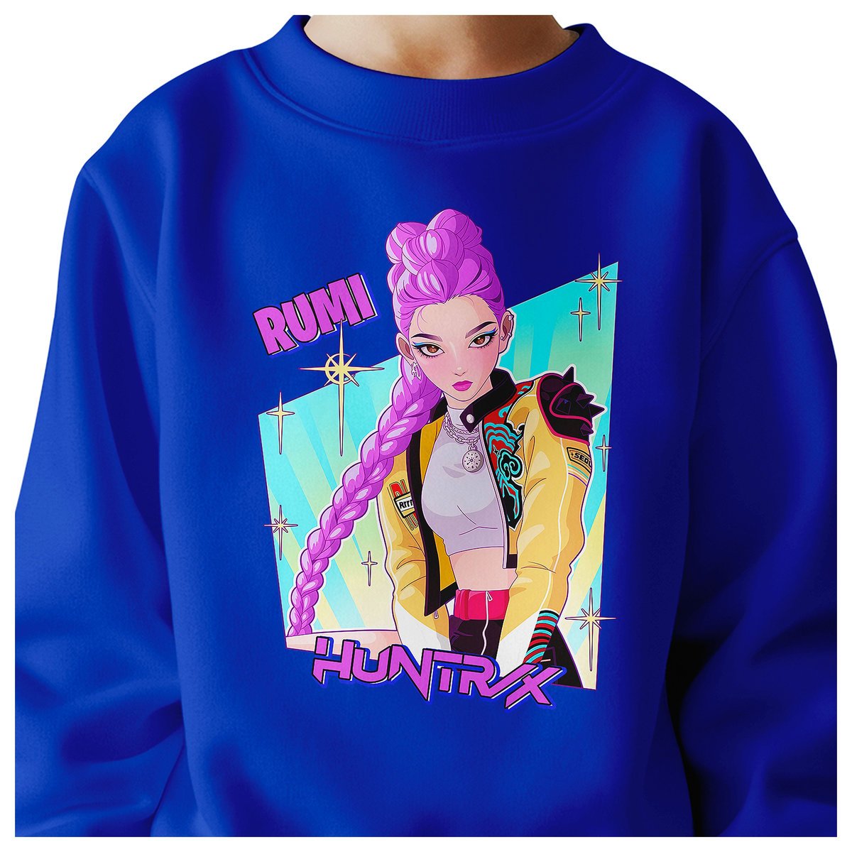 BLUZA DZIECIĘCA HUNTRIX RUMI KPOP 122-128 BAWEŁNIANA JAKOŚĆ