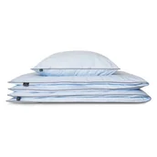 Pościel - Poszwa na kołdrę jednoosobową WeLoveBeds Azzurro, 155x200 cm - miniaturka - grafika 1