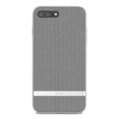 Etui i futerały do telefonów - Moshi Vesta - Etui iPhone 8 Plus / 7 Plus (Herringbone Gray) - miniaturka - grafika 1